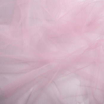 Shocking pink illusion tulle fabric
