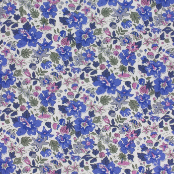 Blue Alphoa Betsy Liberty fabric