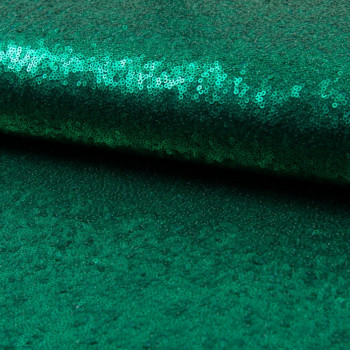 Tissu paillettes cocktail vert