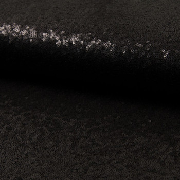 Sequin fabric cocktail black