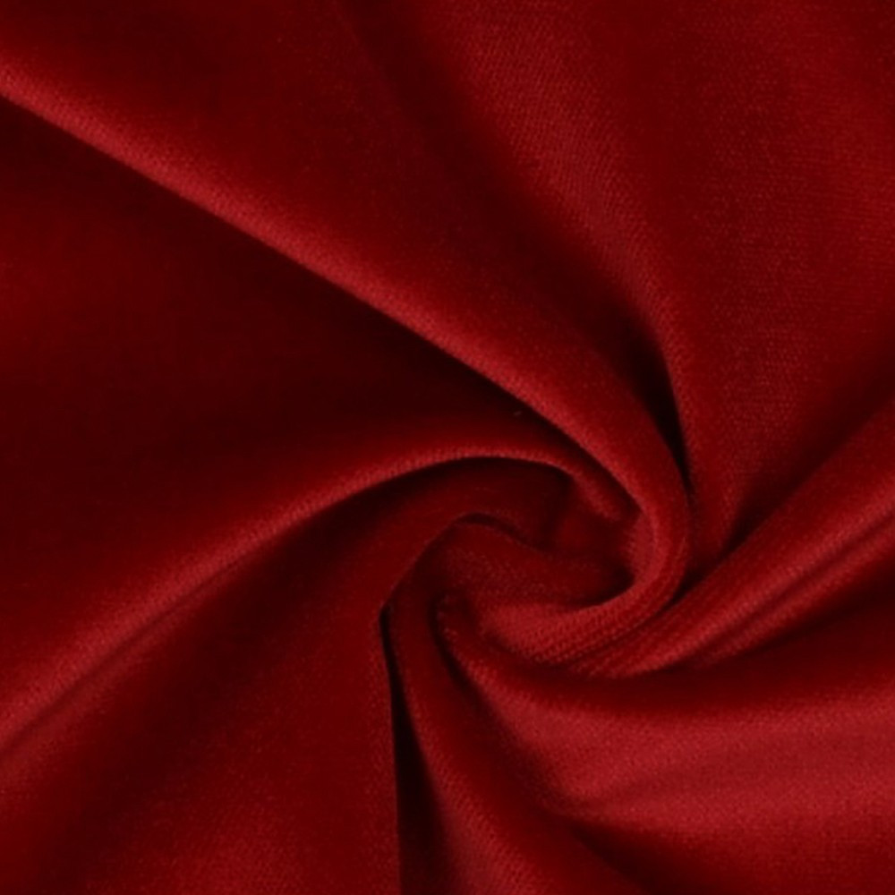 100 Cotton Red Velvet Fabric — Tissus En Ligne