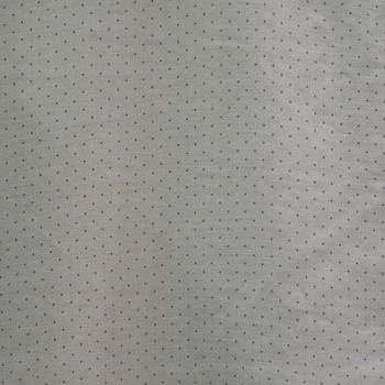 Voile fabric cotton silk printed pinhead grey