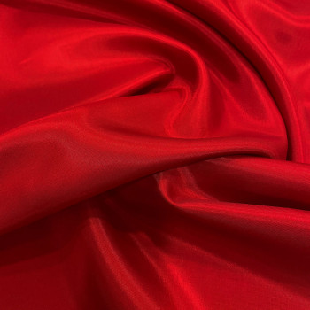 Red 100% acetate lining fabric