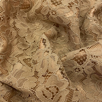 Pink lace fabric — Tissus en Ligne