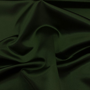 English green silk duchess satin fabric