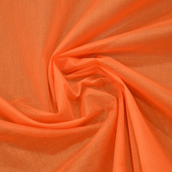 Organdy fabric tangy orange